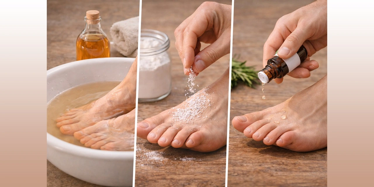 جوش شیرین برای بوی بد پا