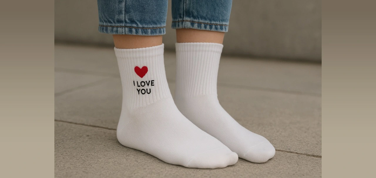 جوراب با طرح مینیمال